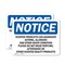 Signmission Scented Products Can Aggravate Asthma Allergies, 7 in W x Rectangle, Vinyl Decal OS-2PACK-NS-D-57-L-18250 - alternate 1
